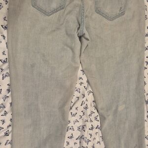 Old Navy Women's Straight Leg Jeans in Light Blue